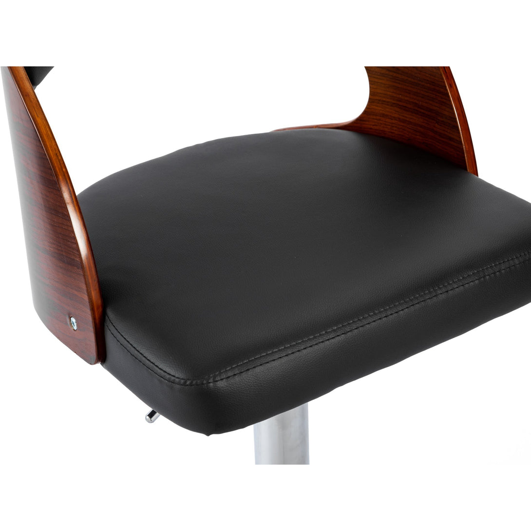 Holt Swivel Bar Stool - Black