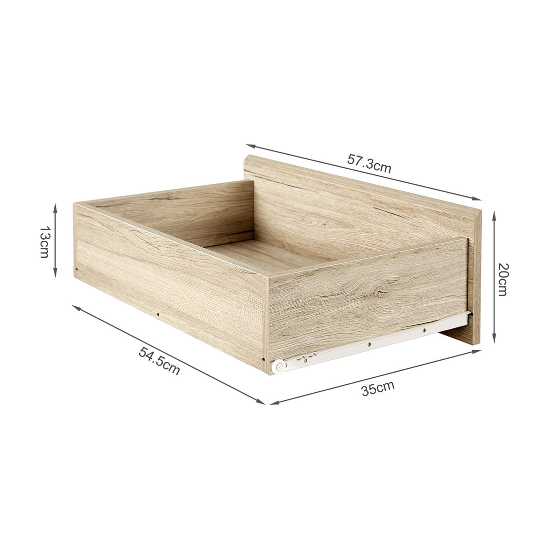 Borneo 6 Drawers Lowboy - Oak