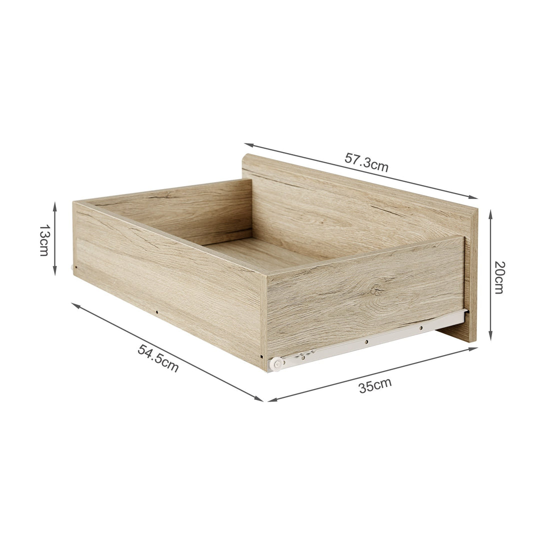 Borneo 8 Drawers Lowboy - Oak