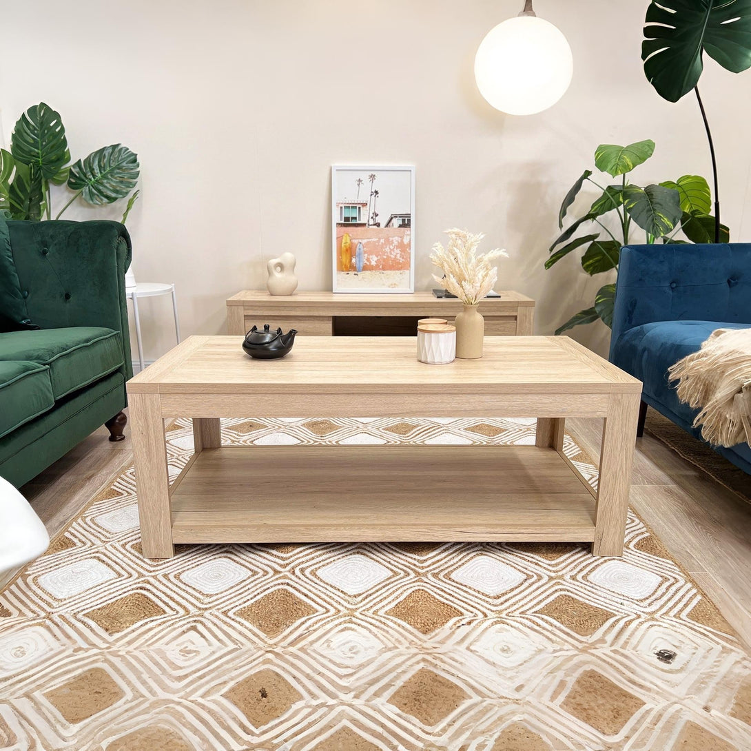 Borneo Wooden Coffee Table - Oak