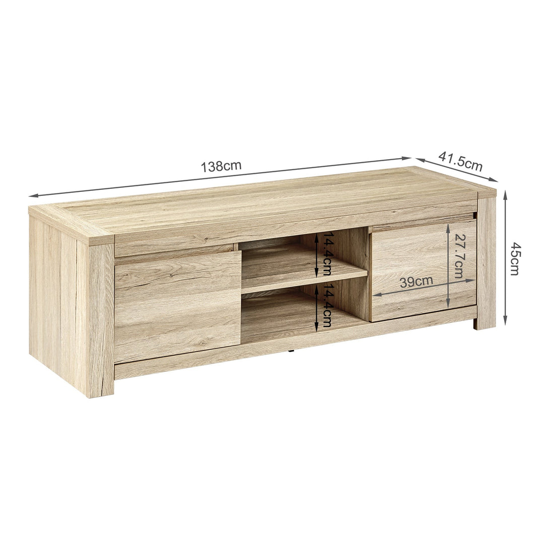 Borneo 1.4m Entertainment Unit - Oak