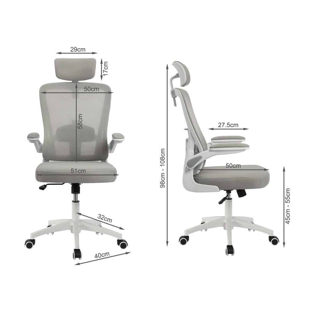 Wells Office Chair - Grey