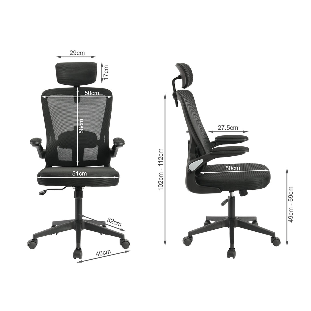 Wells Office Chair - Black
