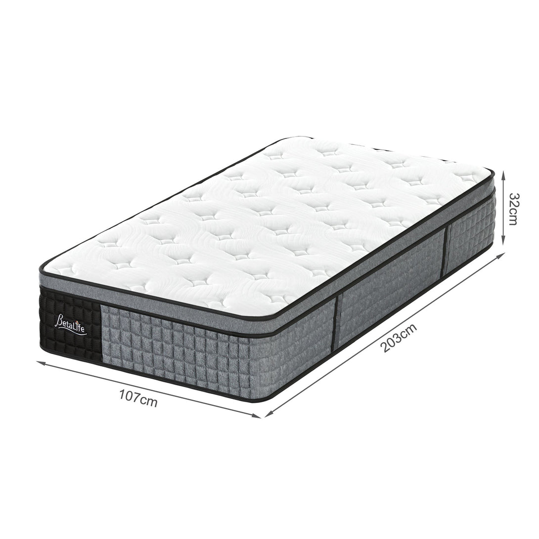 Memory Pro Gel Memory Foam Mattress - King Single
