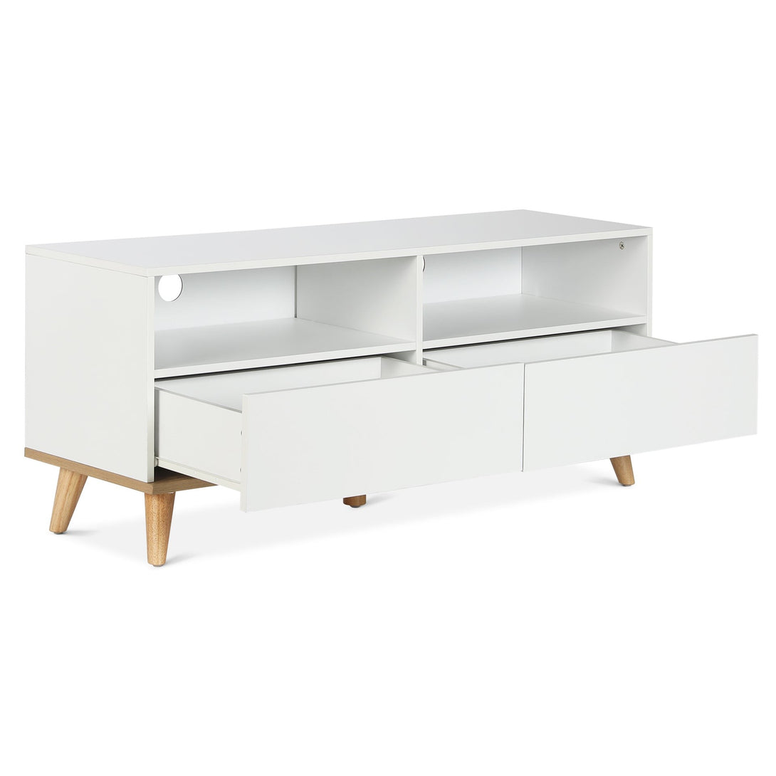 Hudson 1.3M Entertainment Unit - White 