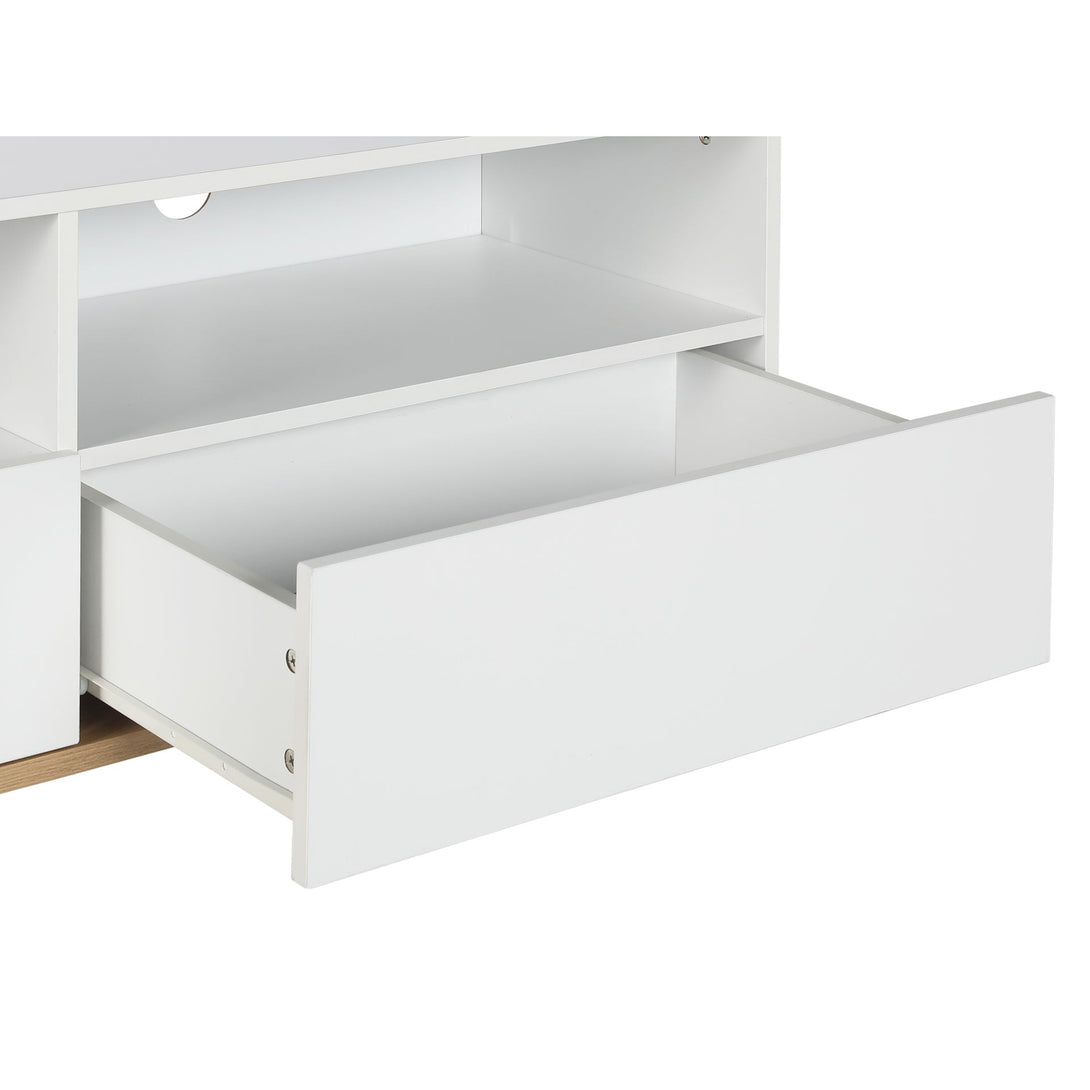 Hudson 1.3M Entertainment Unit - White 