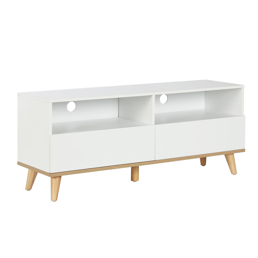 Hudson 1.3M Entertainment Unit - White 