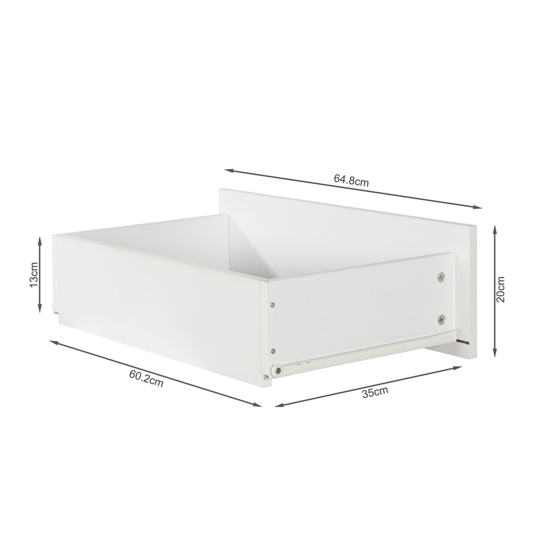 Hudson 1.3M Entertainment Unit - White 