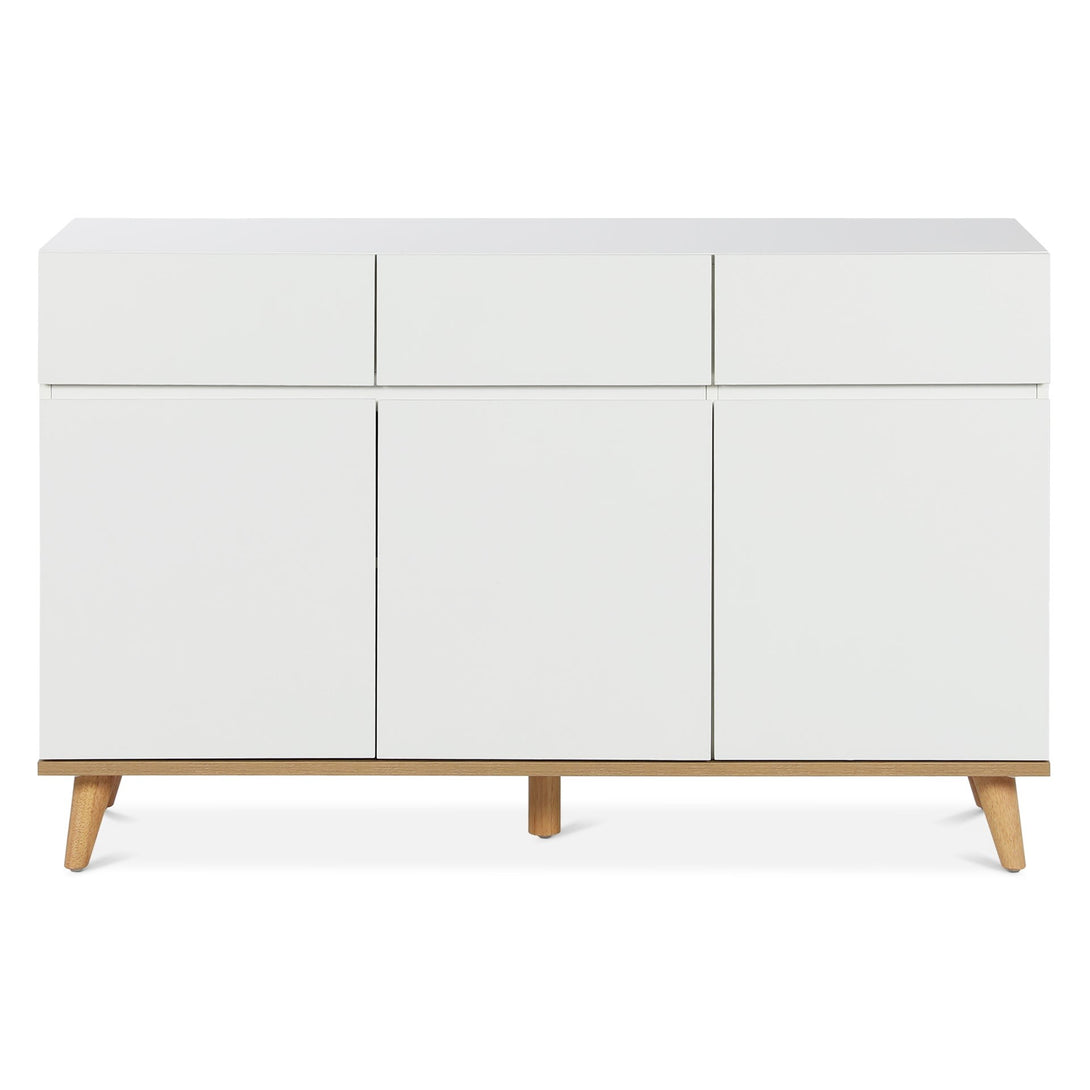 Hudson 1.35m Sideboard Buffet Table - White 