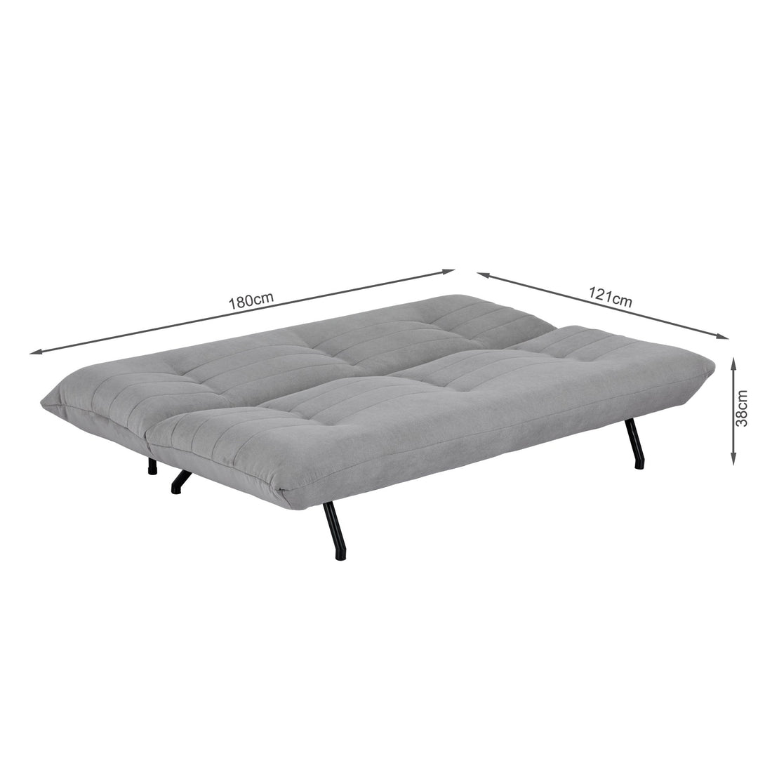 Bolivia 3 Seater Sofa Bed - Grey