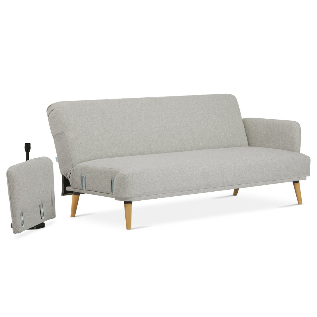 Silverton 3 Seater Sofa Bed - Light Grey