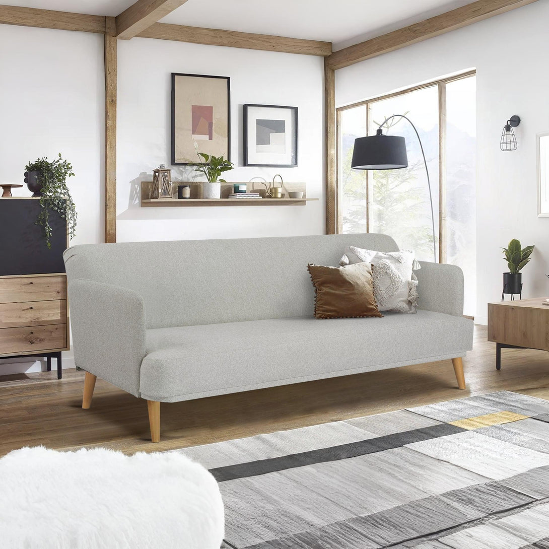 Silverton 3 Seater Sofa Bed - Light Grey