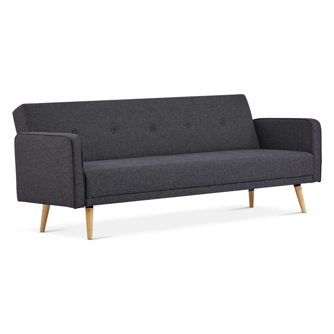 Jarrod 3 Seater Sofa Bed - Dark Grey