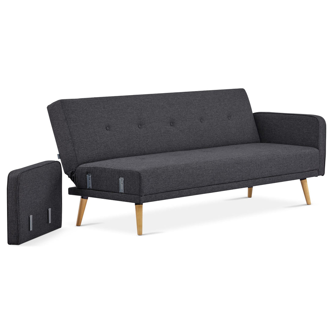 Jarrod 3 Seater Sofa Bed - Dark Grey