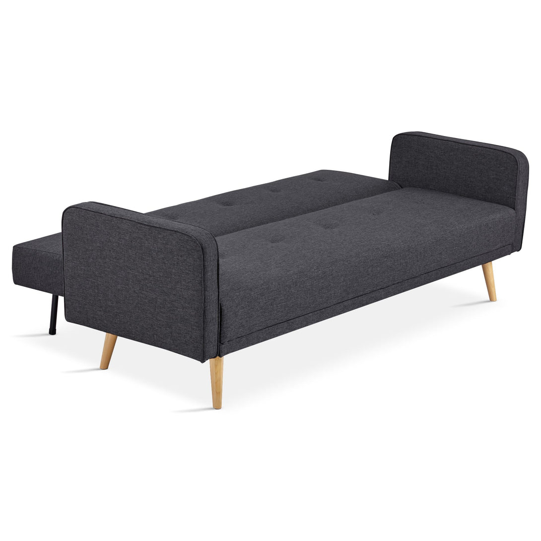 Jarrod 3 Seater Sofa Bed - Dark Grey