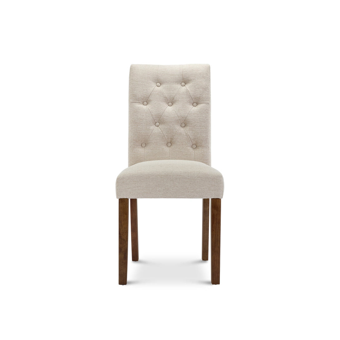Lucia Upholstered Dining Chair - Set of 2 - Beige