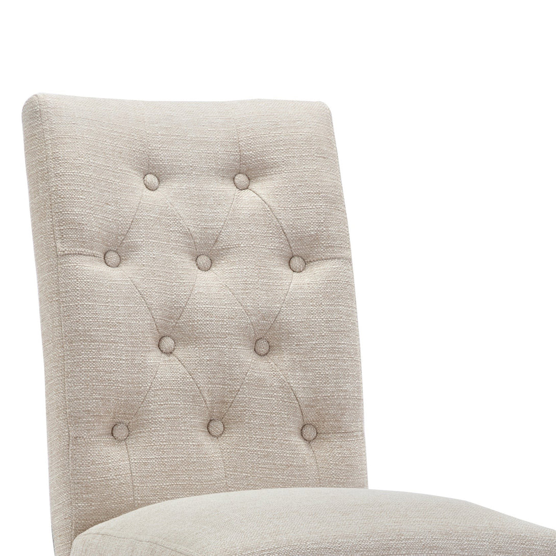Lucia Upholstered Dining Chair - Set of 2 - Beige