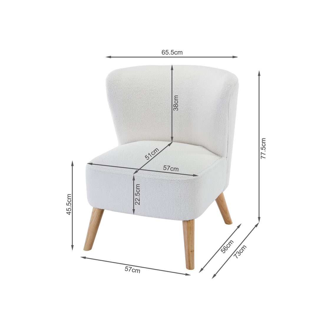 Alice Occasional Chair - Cream