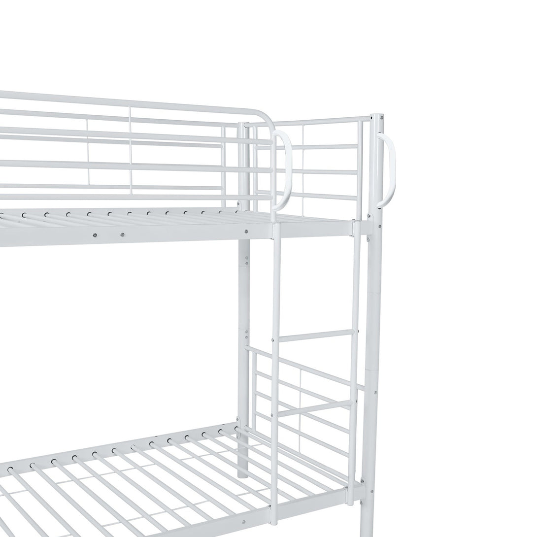 Owen Single Metal Bunk Bed Frame - White