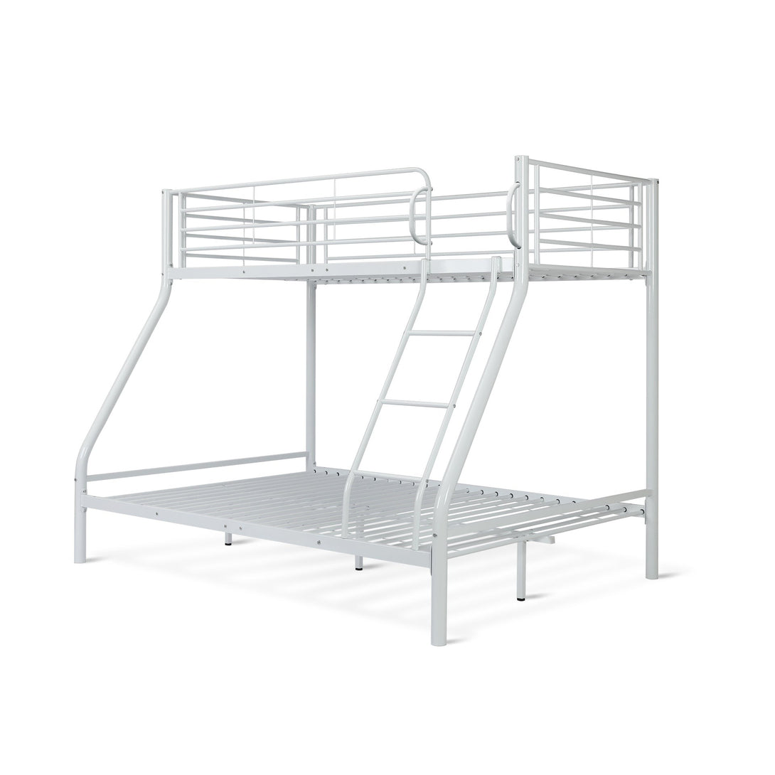 Dobson Metal Triple Bunk Bed - White
