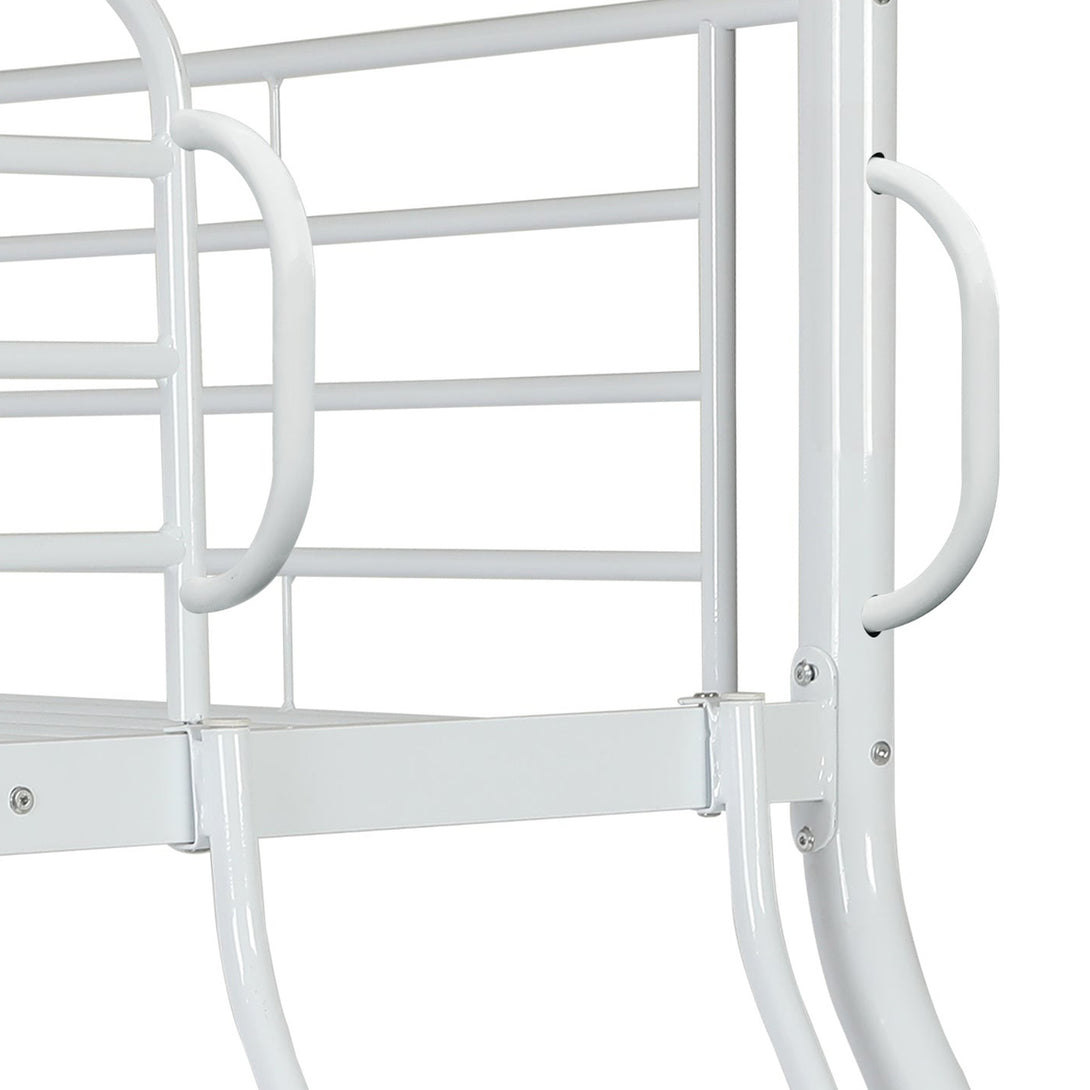 Dobson Metal Triple Bunk Bed - White