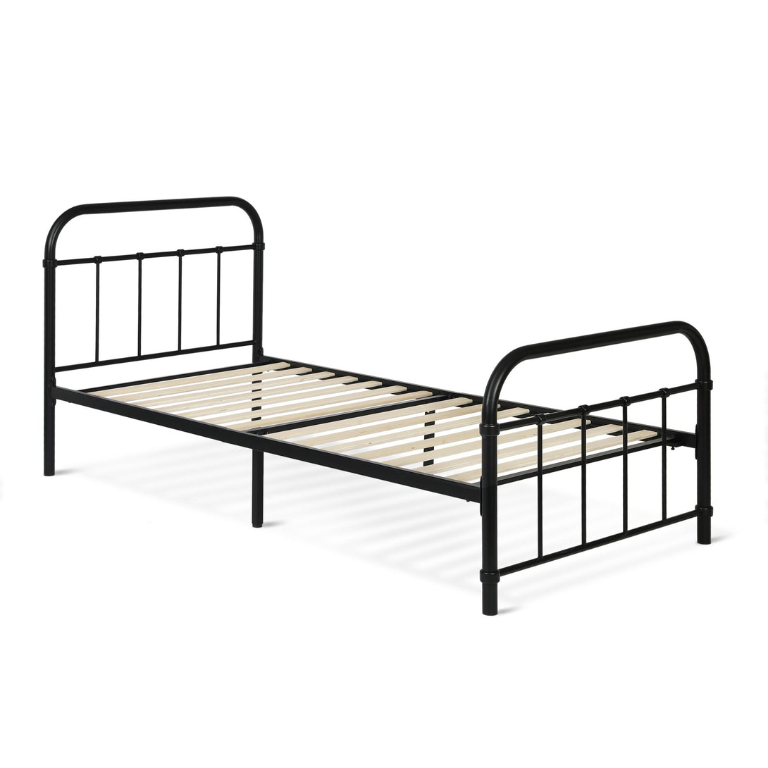 Taylor Single Metal Bed Frame - Black