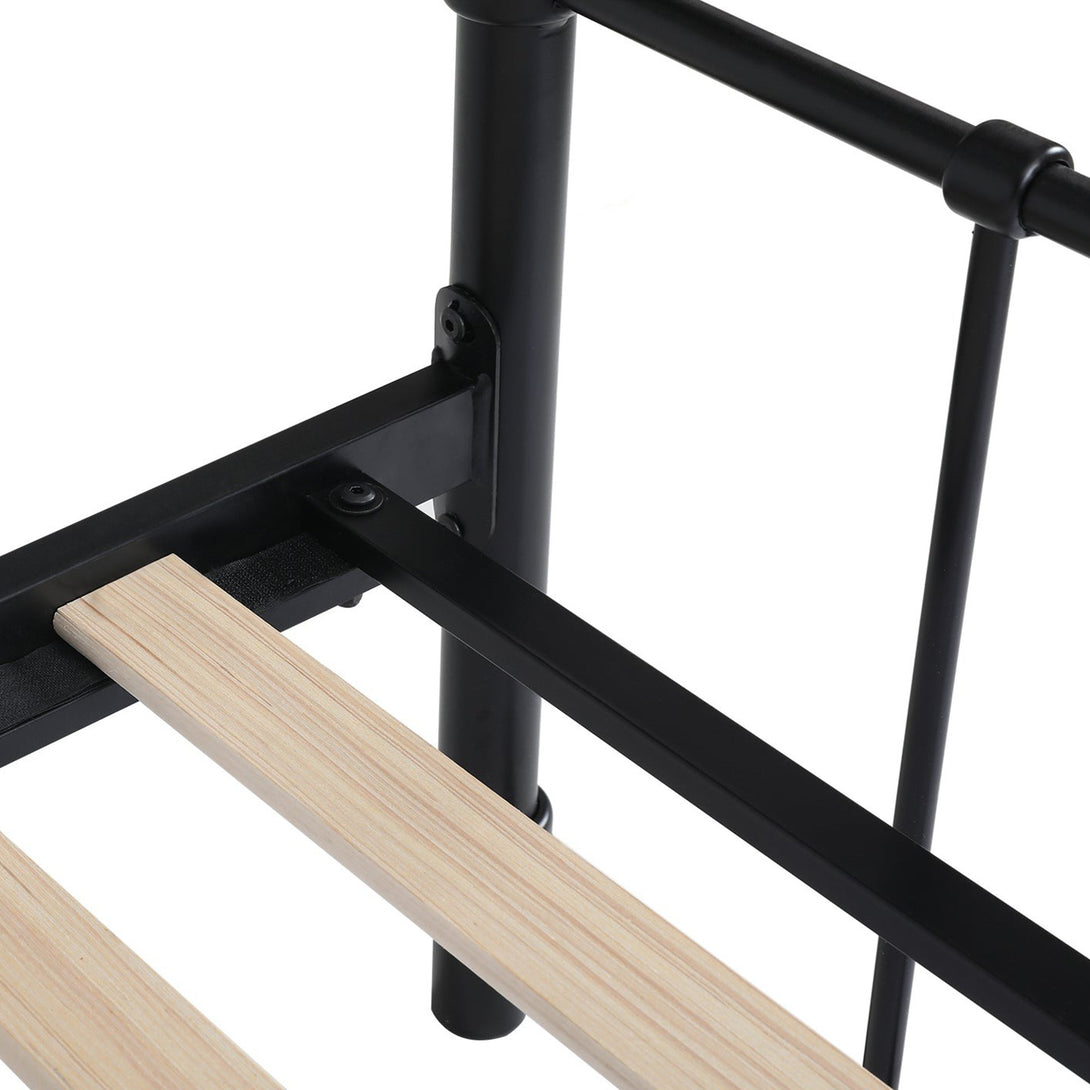 Taylor Single Metal Bed Frame - Black