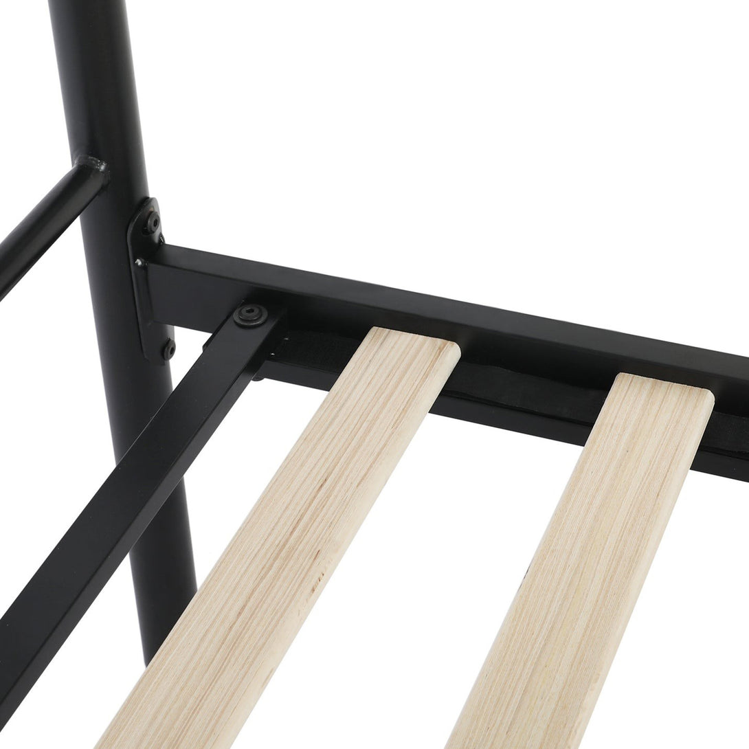 Taylor King Single Metal Bed Frame - Black