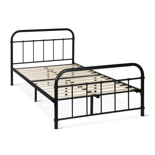 Taylor King Single Metal Bed Frame - Black