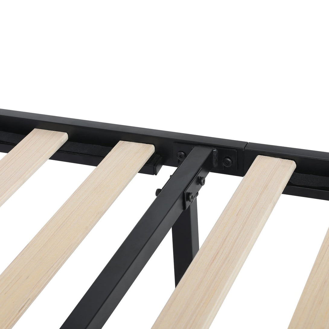 Taylor King Single Metal Bed Frame - Black