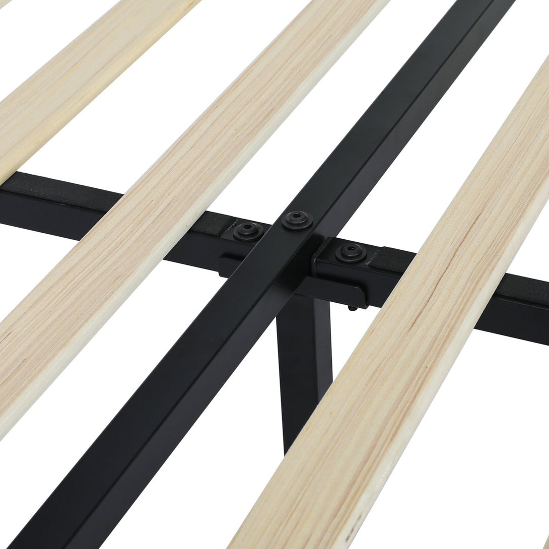 Taylor Double Metal Bed Frame - Black