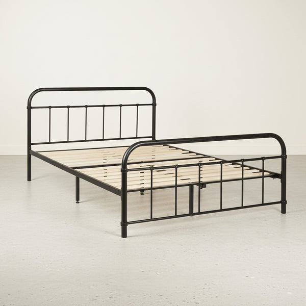 Taylor Double Metal Bed Frame - Black