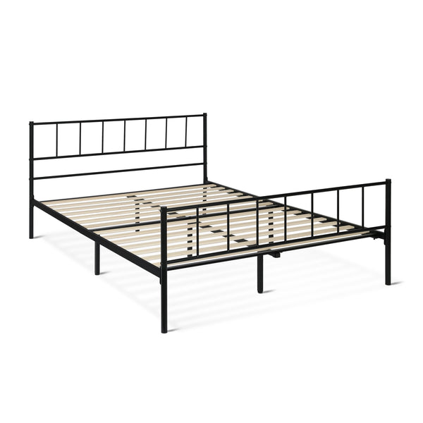 Keira Queen Metal Bed Frame - Black