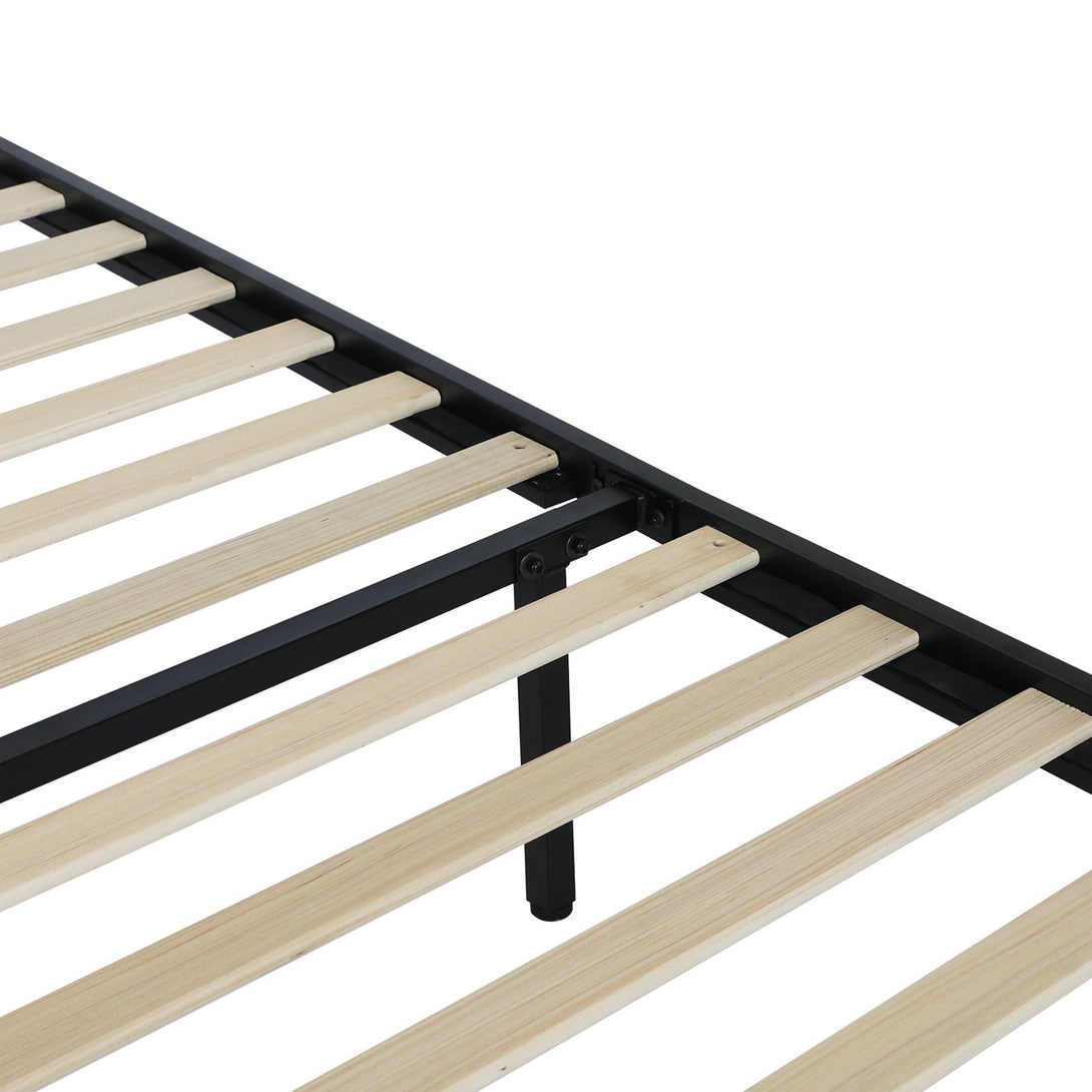 Keira Queen Metal Bed Frame - Black