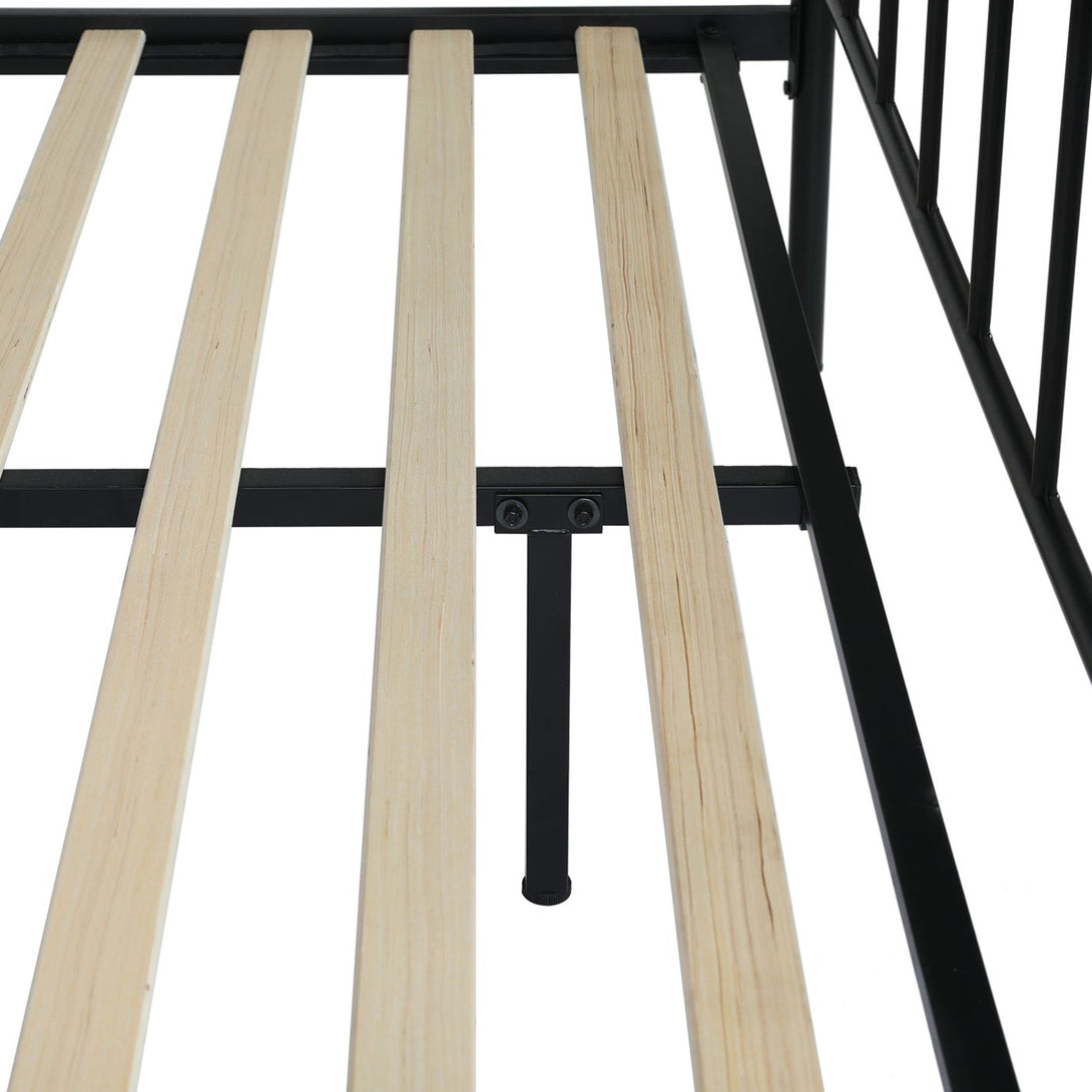 Keira Queen Metal Bed Frame - Black