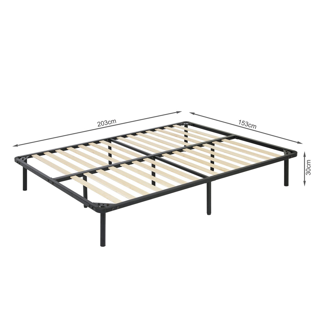 Graham Queen Metal Bed Frame - Black