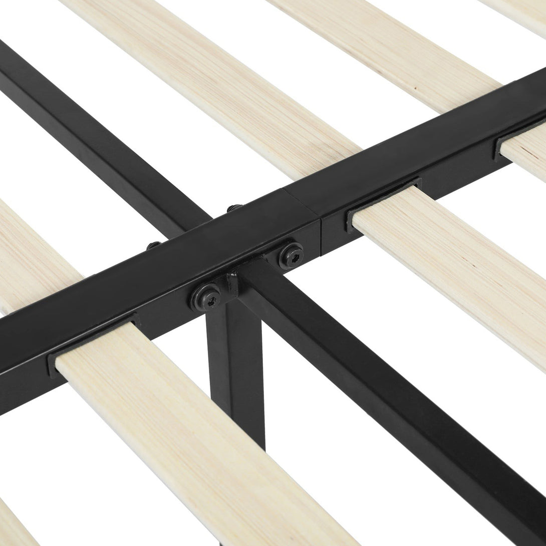Graham Queen Metal Bed Frame - Black