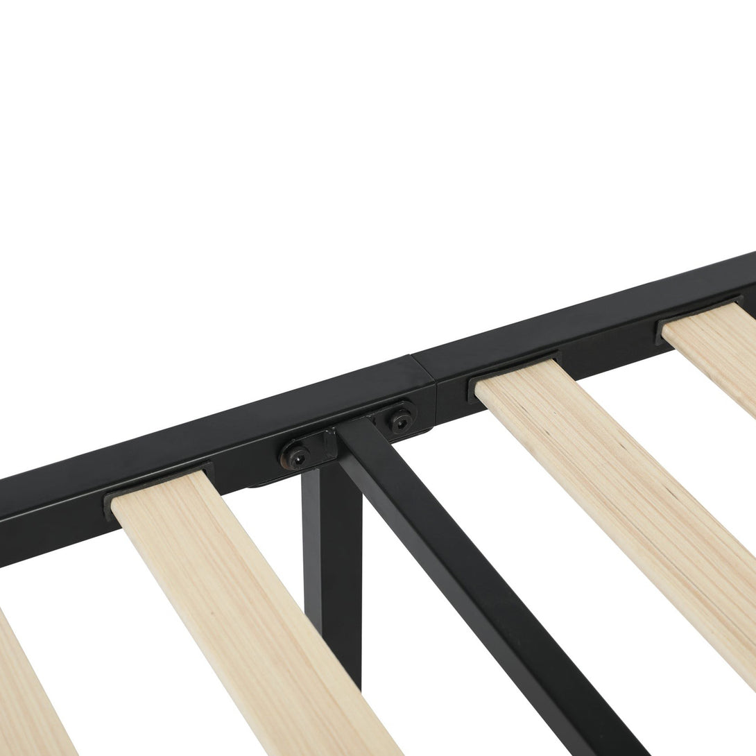 Graham Queen Metal Bed Frame - Black