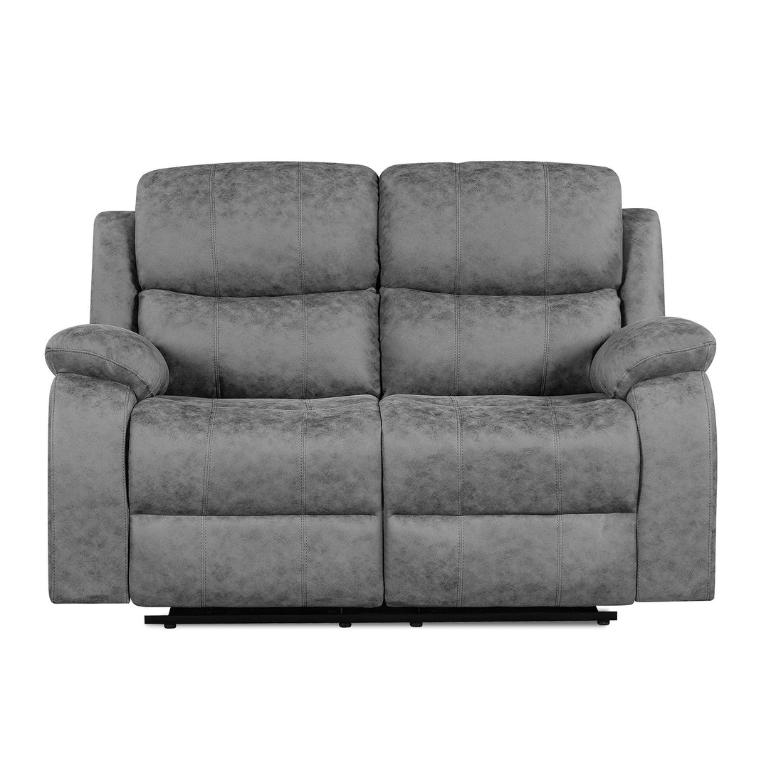 Wilson Manual 2 Seater Recliner Sofa - Grey