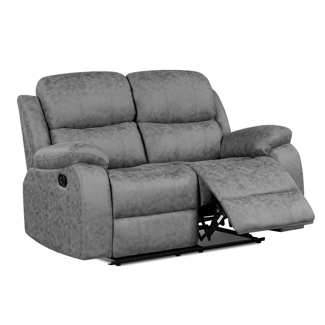 Wilson Manual 2 Seater Recliner Sofa - Grey