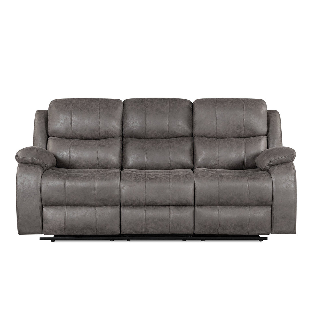 Wilson Manual 3 Seater Recliner Sofa - Brown