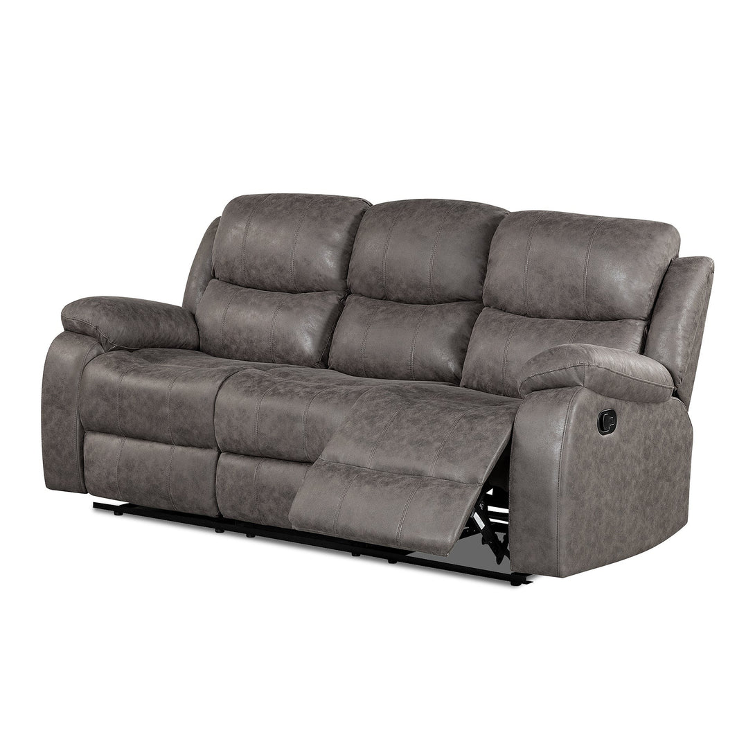 Wilson Manual 3 Seater Recliner Sofa - Brown