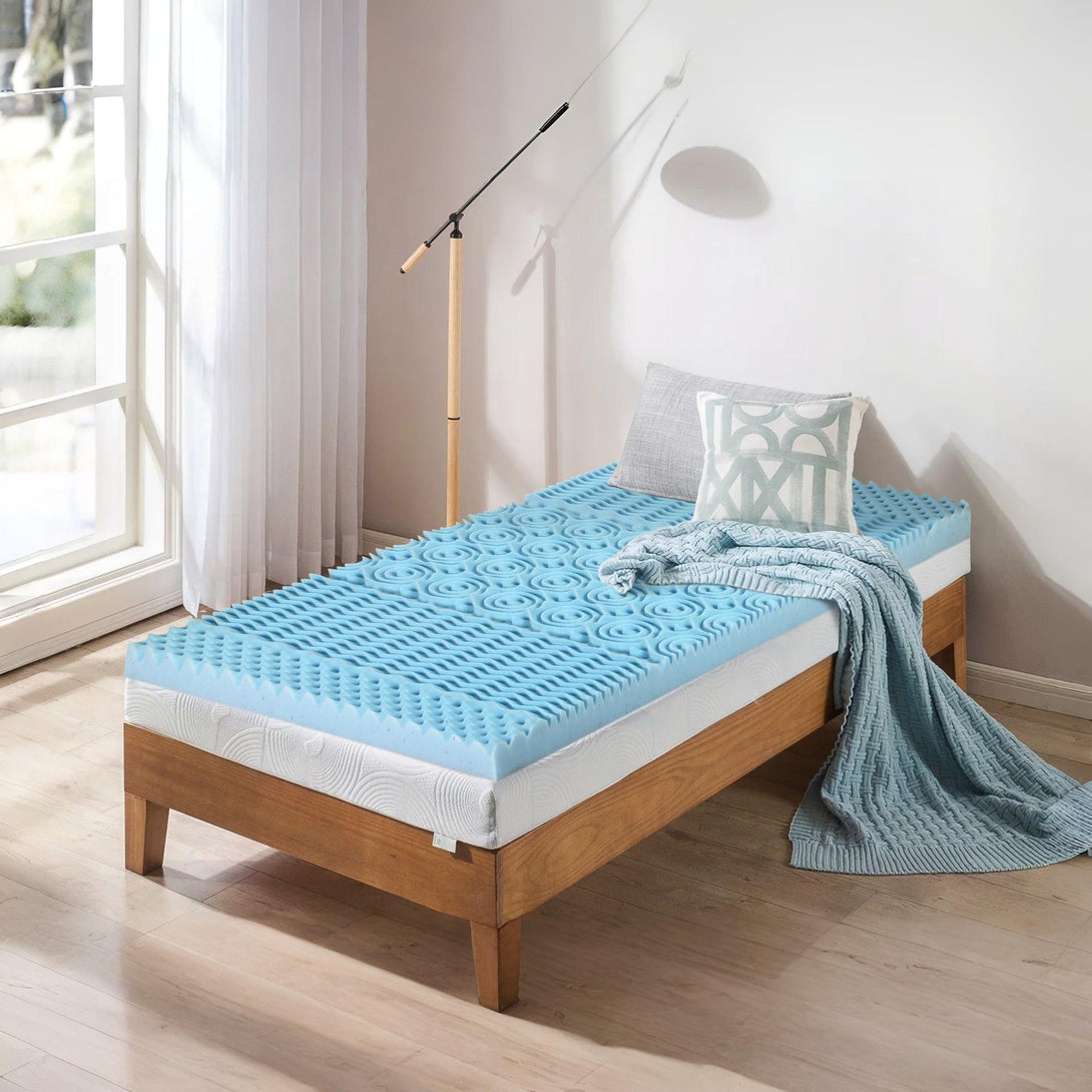 Gel Memory Foam Mattress Topper - Single