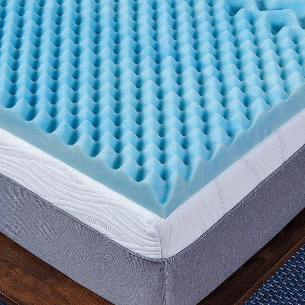 Gel Memory Foam Mattress Topper - King Single