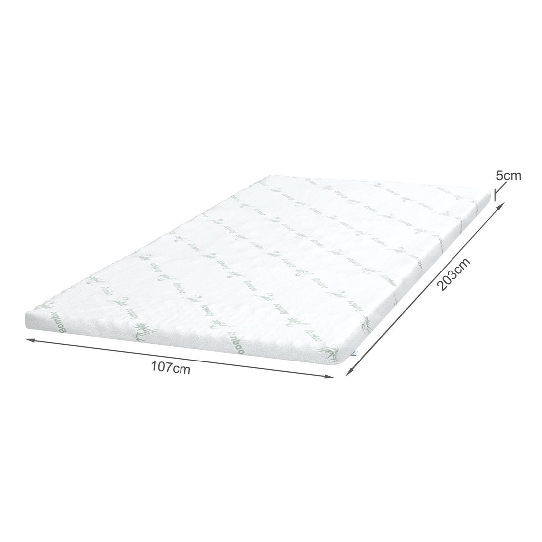 Gel Memory Foam Mattress Topper - King Single