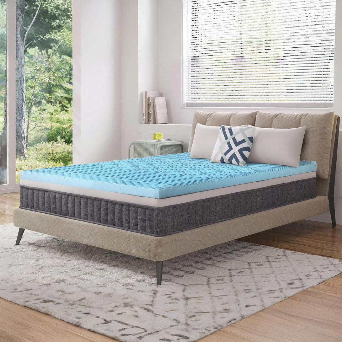 Gel Memory Foam Mattress Topper - Double