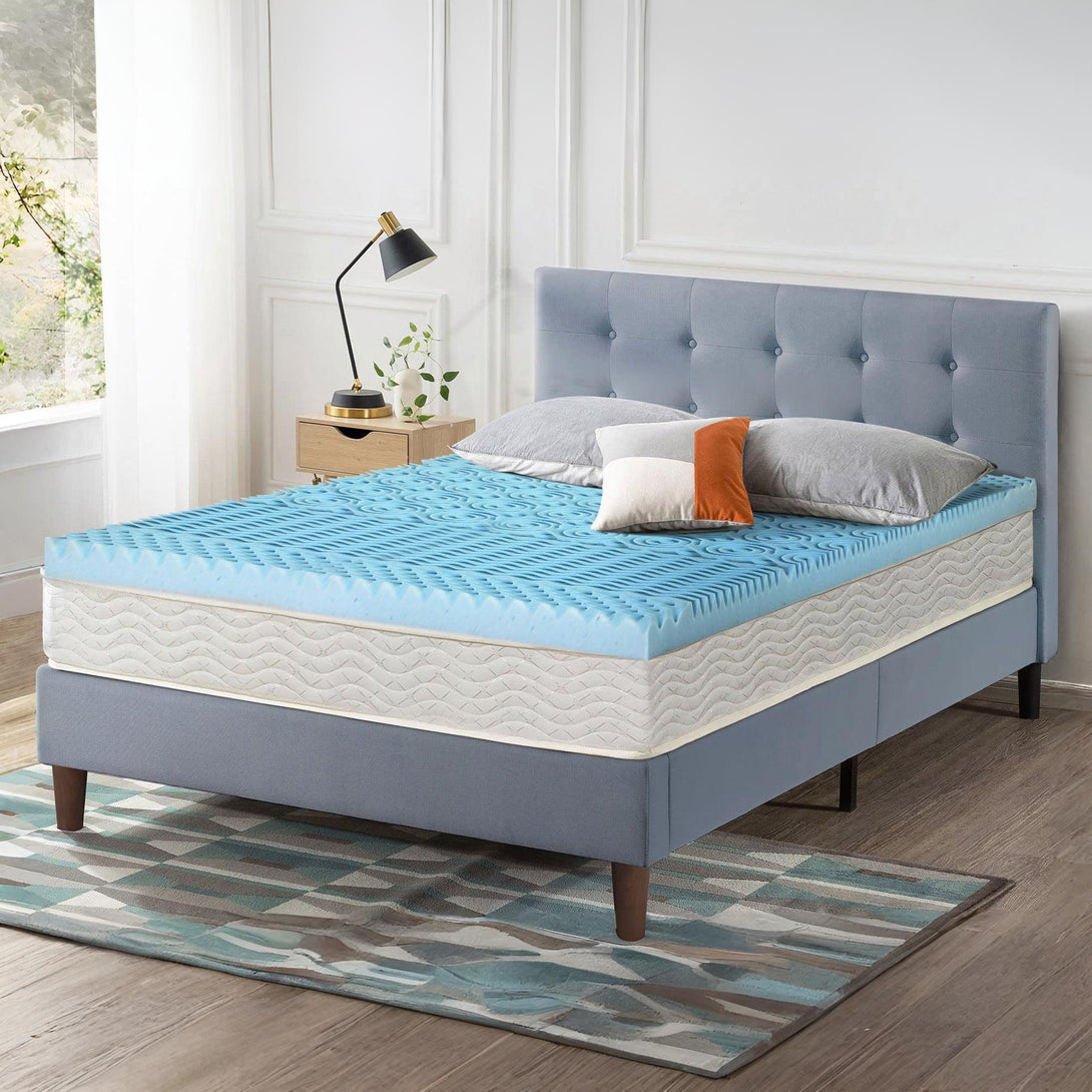 Gel Memory Foam Mattress Topper - Queen