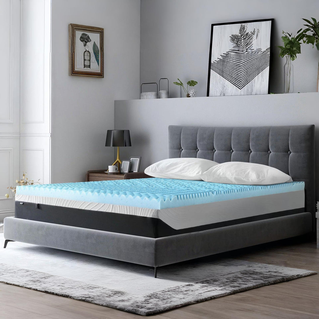 Gel Memory Foam Mattress Topper - Super King