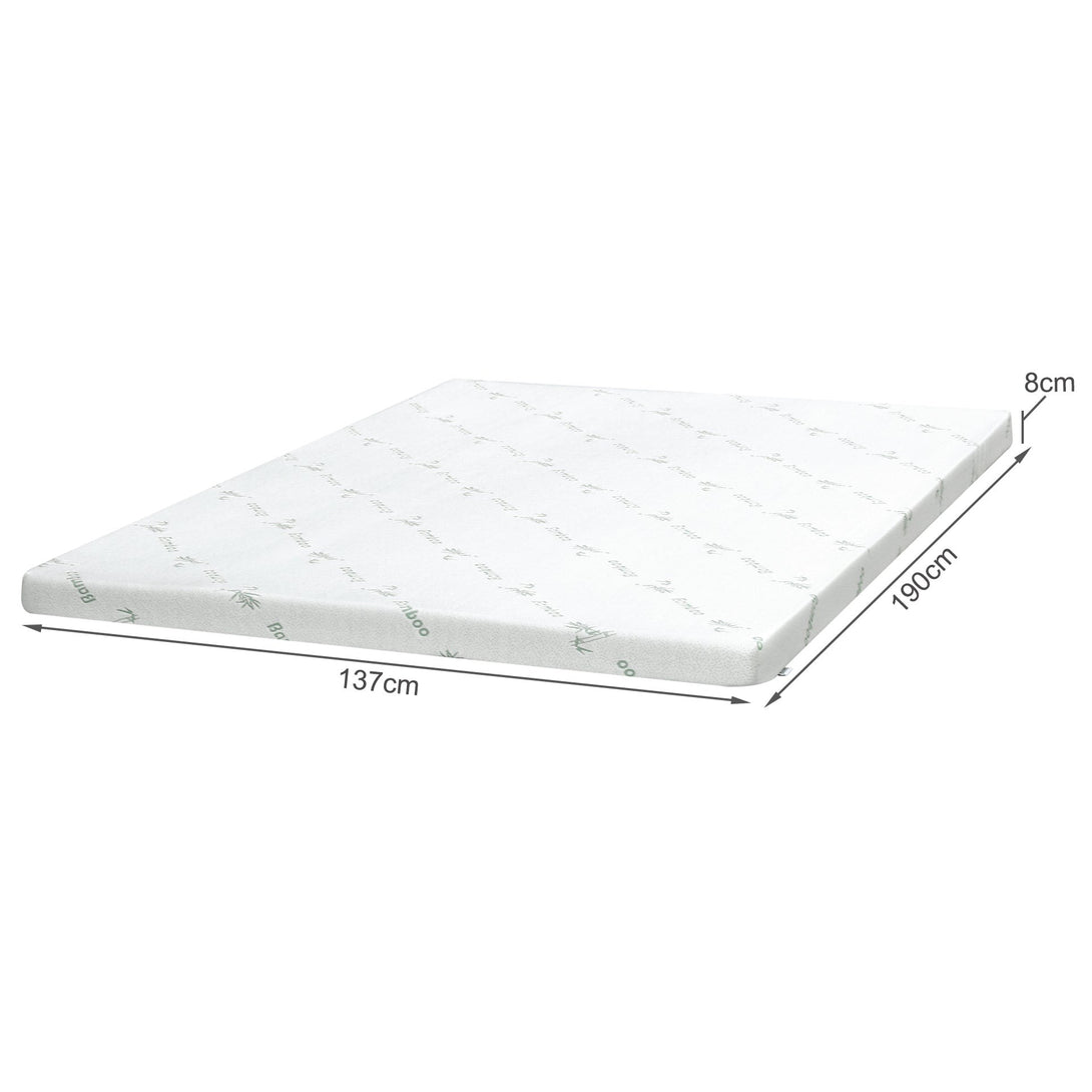 Comfort Plush Gel Memory Foam Mattress Topper - Double