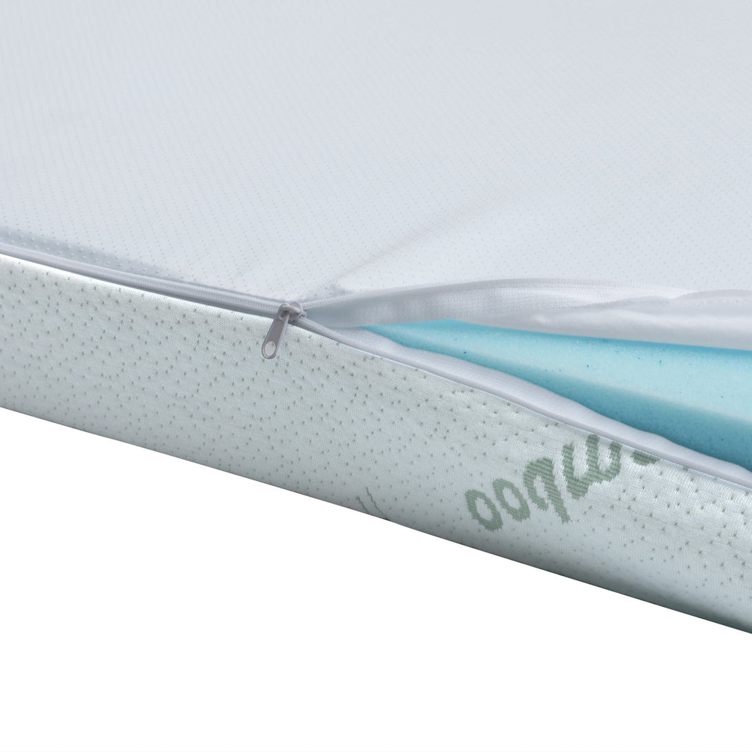 Comfort Plush Gel Memory Foam Mattress Topper - King